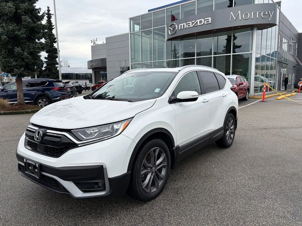 Used 2022 Platinum White Pearl Honda Sport 4WD Sport Model AWD image 1