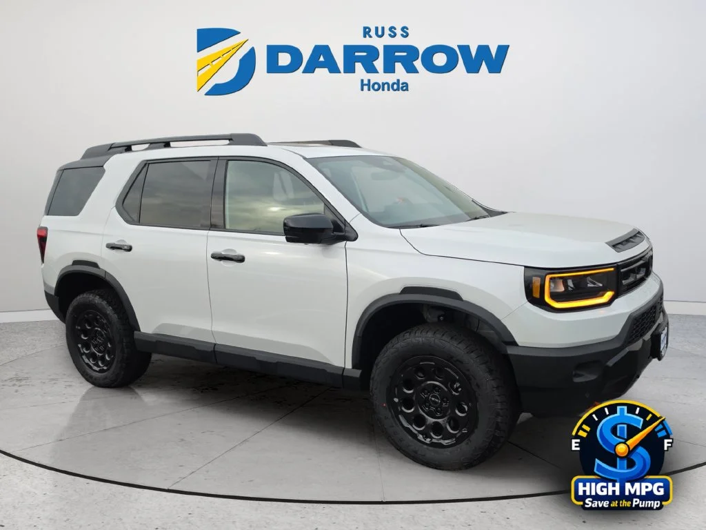 New 2027 Platinum White Pearl Honda TrailSport Elite Blackout image 7