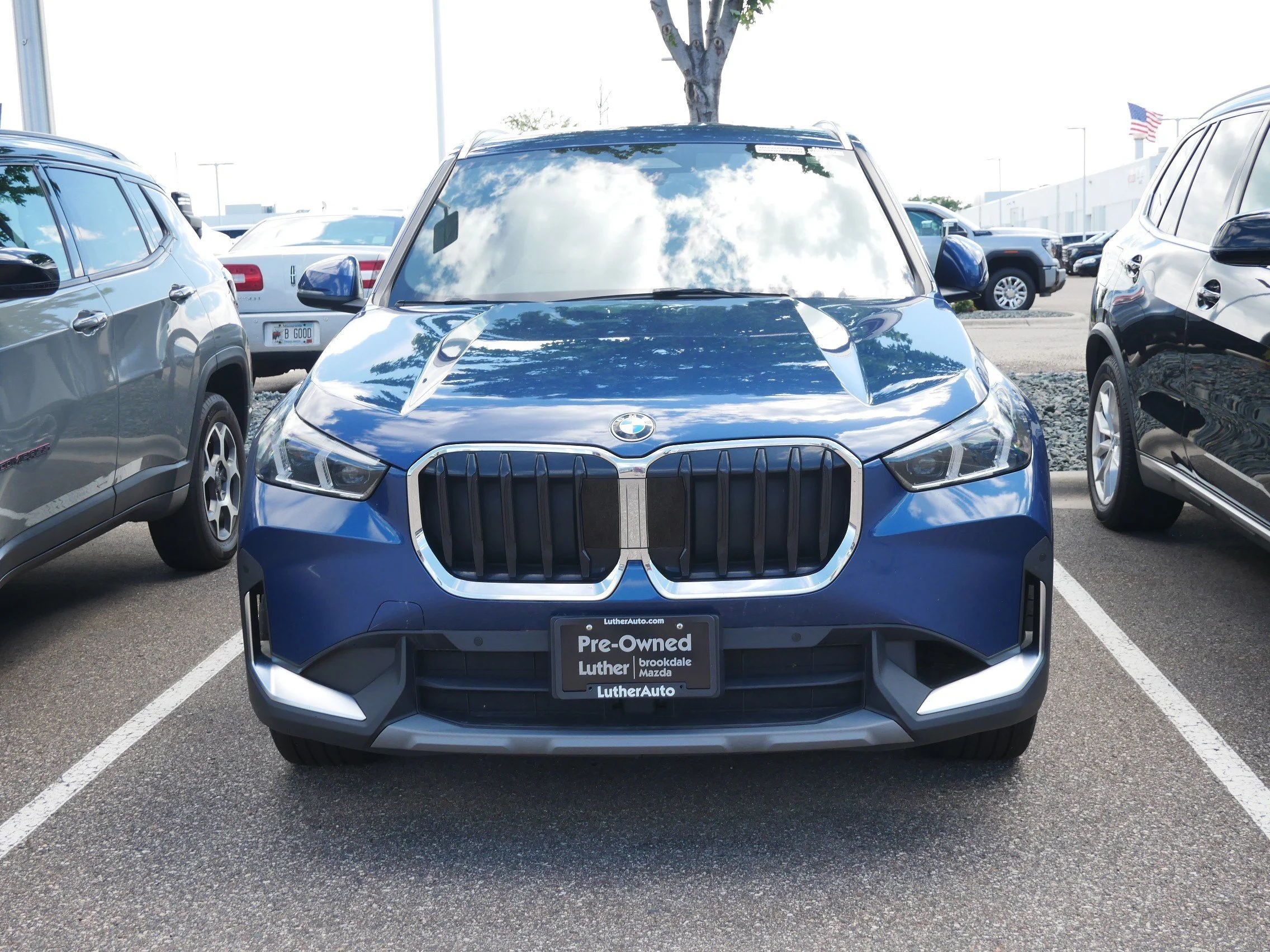 Used 2023 BMW X1 28i with VIN WBX73EF09P5W79793 for sale in Brooklyn Center, Minnesota