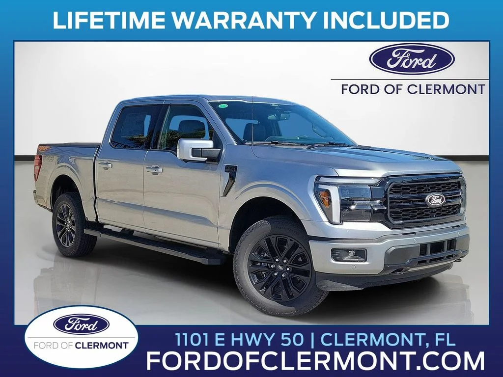 New 2026 Iconic Silver Metallic Ford Lariat® image 1