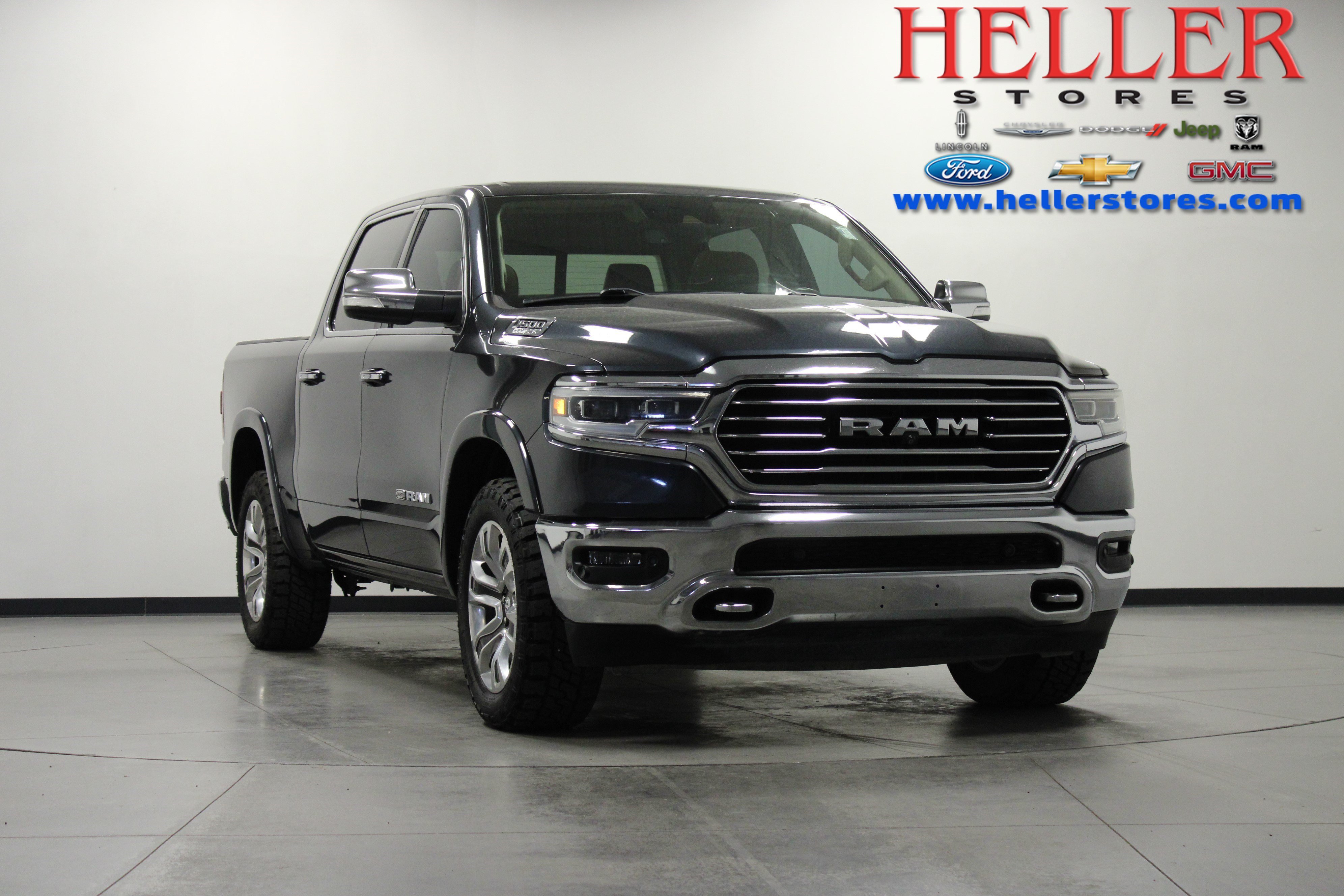 Used 2019 Maximum Steel Metallic Clearcoat Ram Laramie Longhorn image 1