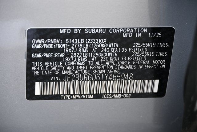 New 2026 Silver Subaru Limited XT image 21