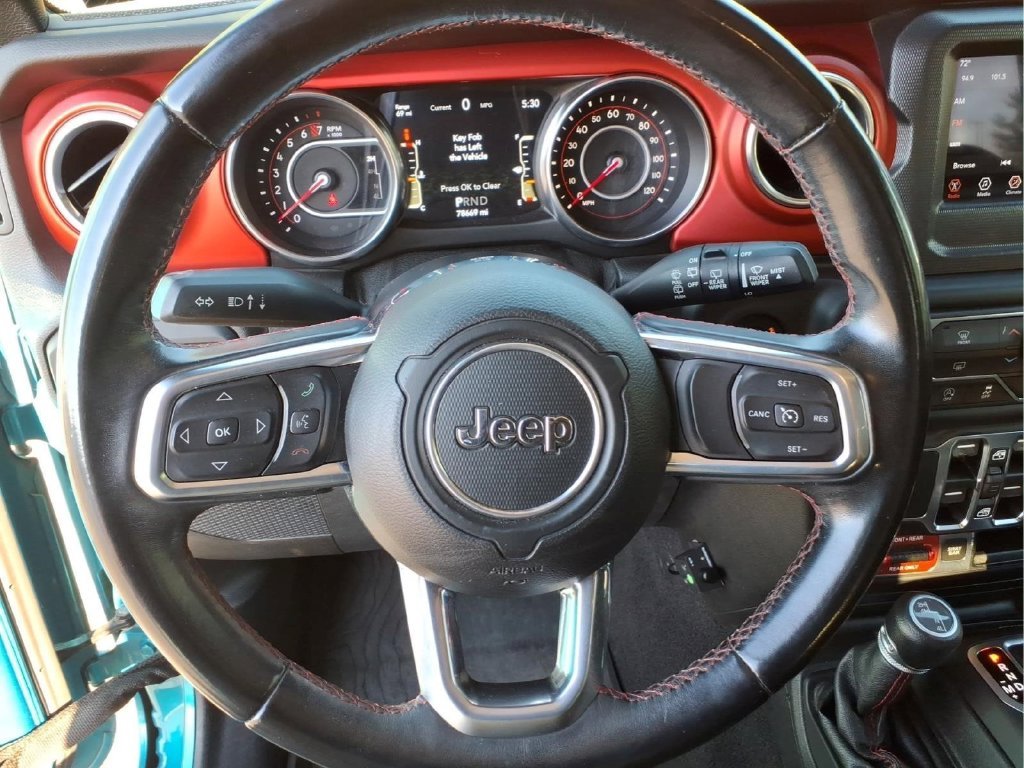 Used 2020 Teal Jeep Unlimited Rubicon image 22