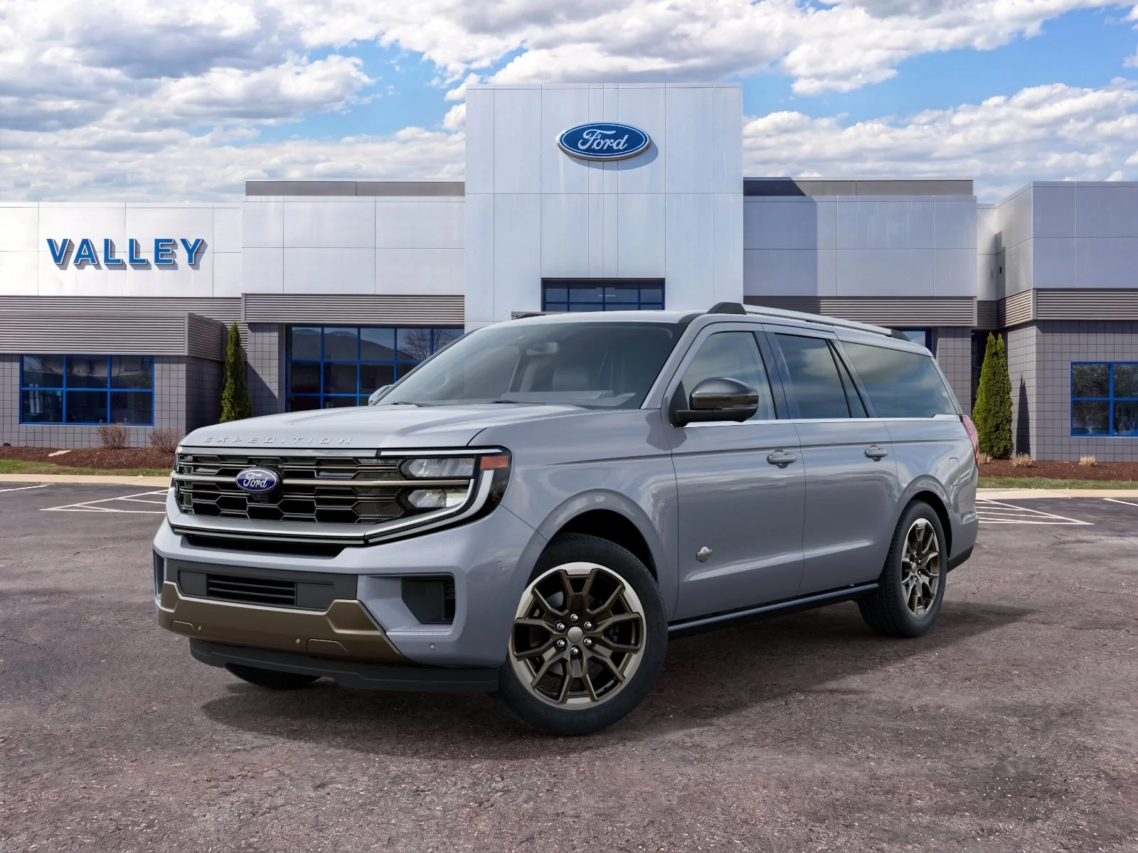 New 2027 Glacier Gray Metallic Tri-Coat Ford MAX King Ranch® image 3