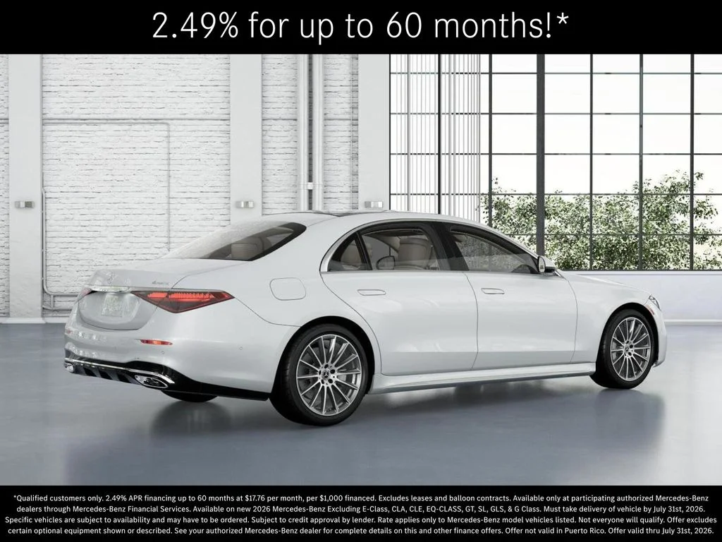 New 2026 MANUFAKTUR Moonlight White Metallic Mercedes-Benz S 500 image 20