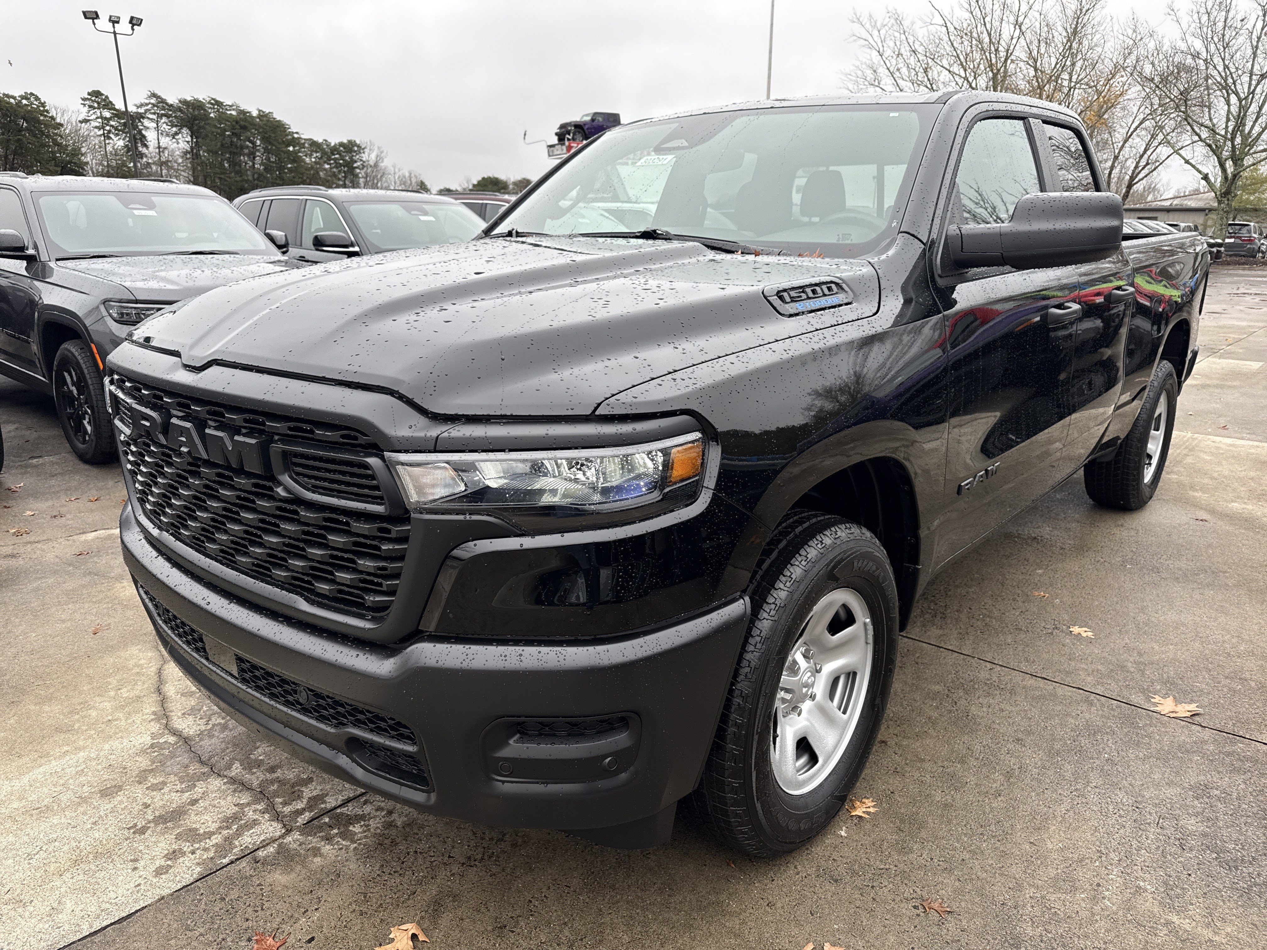 New 2026 Diamond Black Crystal Pearlcoat RAM Tradesman image 3
