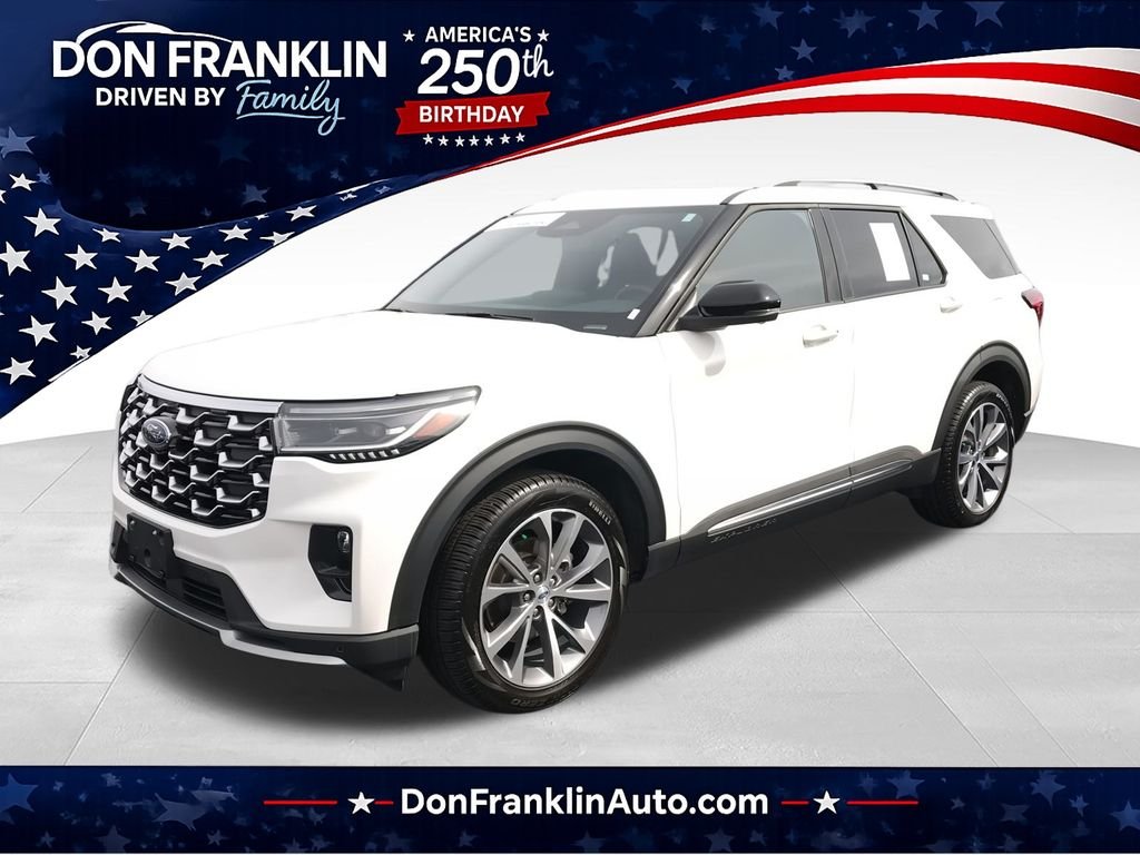 Used 2025 White Ford Platinum image 1