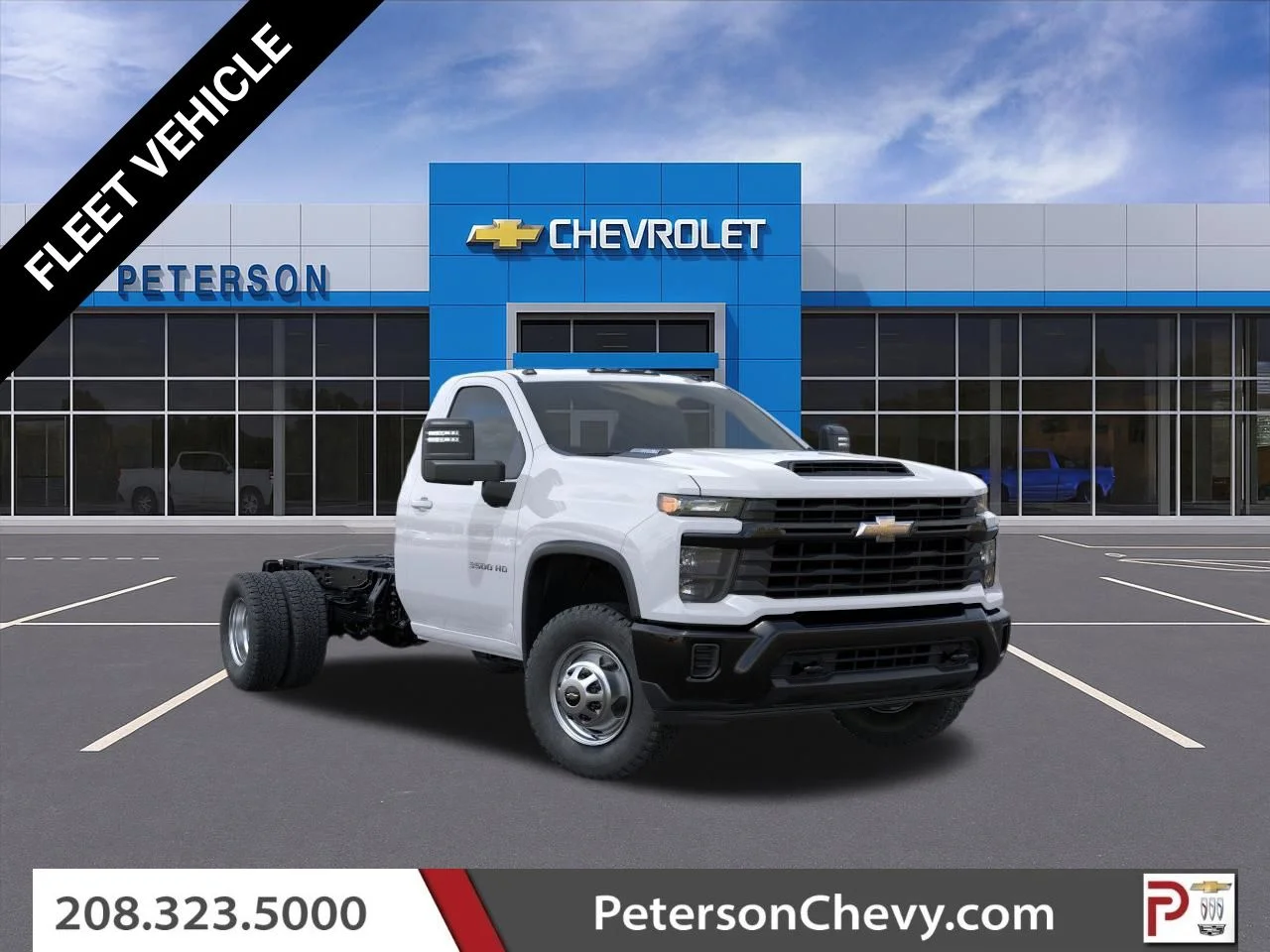 New 2026 White Chevrolet Work Truck image 1