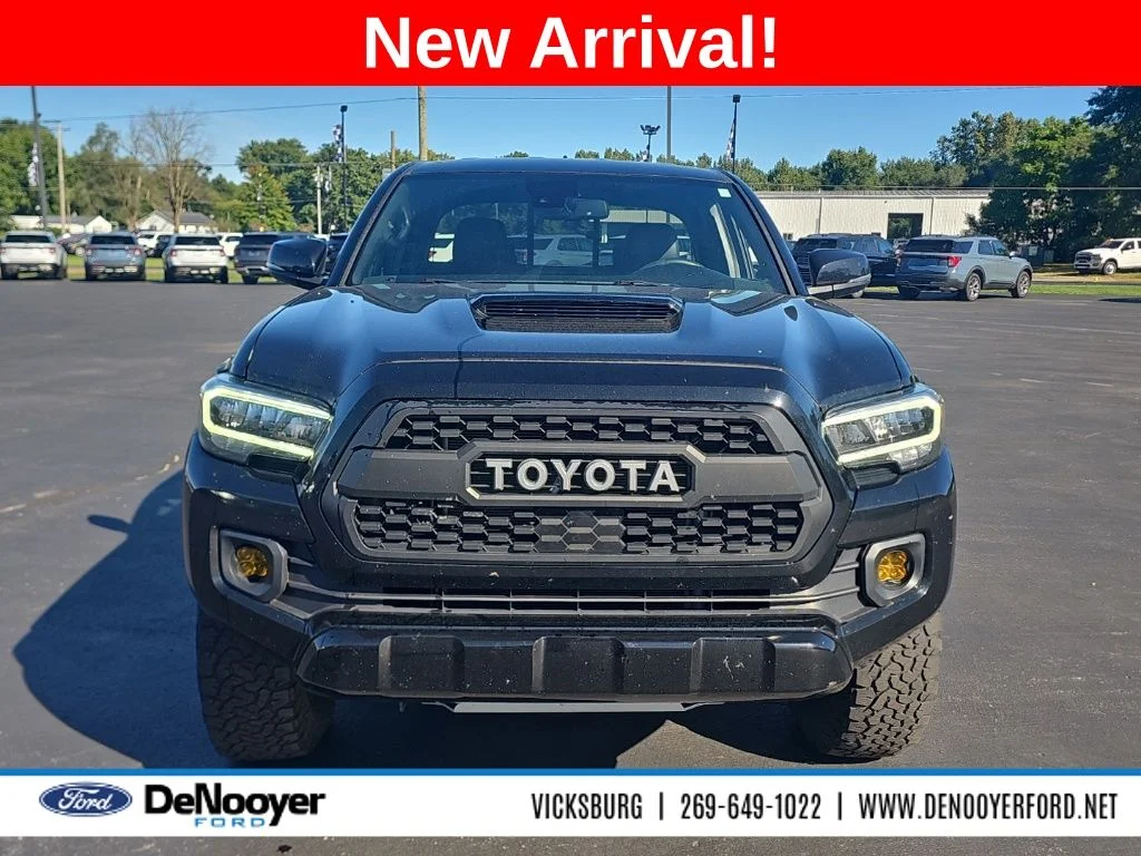 Used 2022 Midnight Black Metallic Toyota TRD Sport image 2