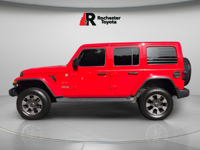 Used 2019 Red Jeep Unlimited Sahara image 4