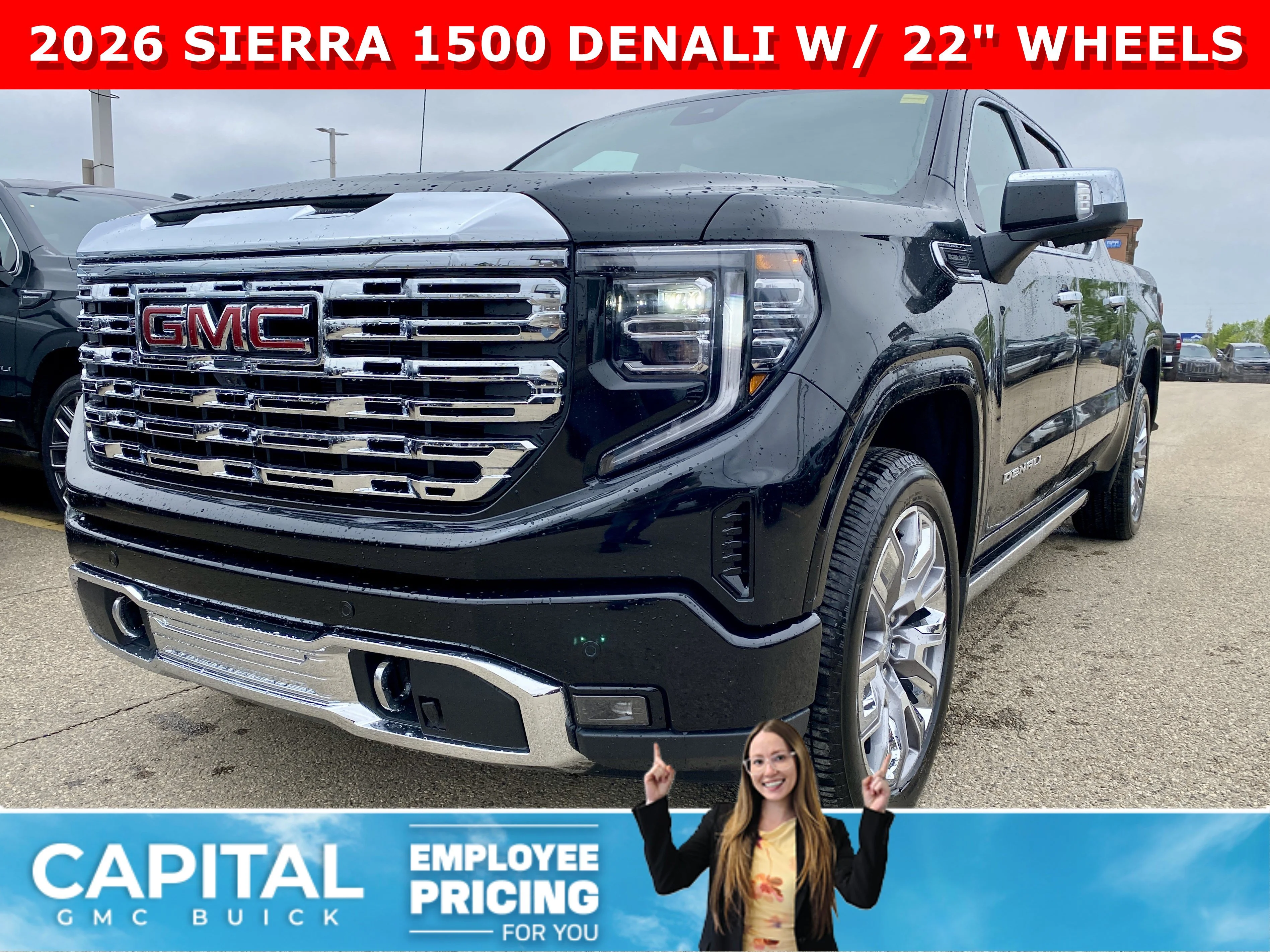 New 2026 ONYX BLACK GMC Denali image 1