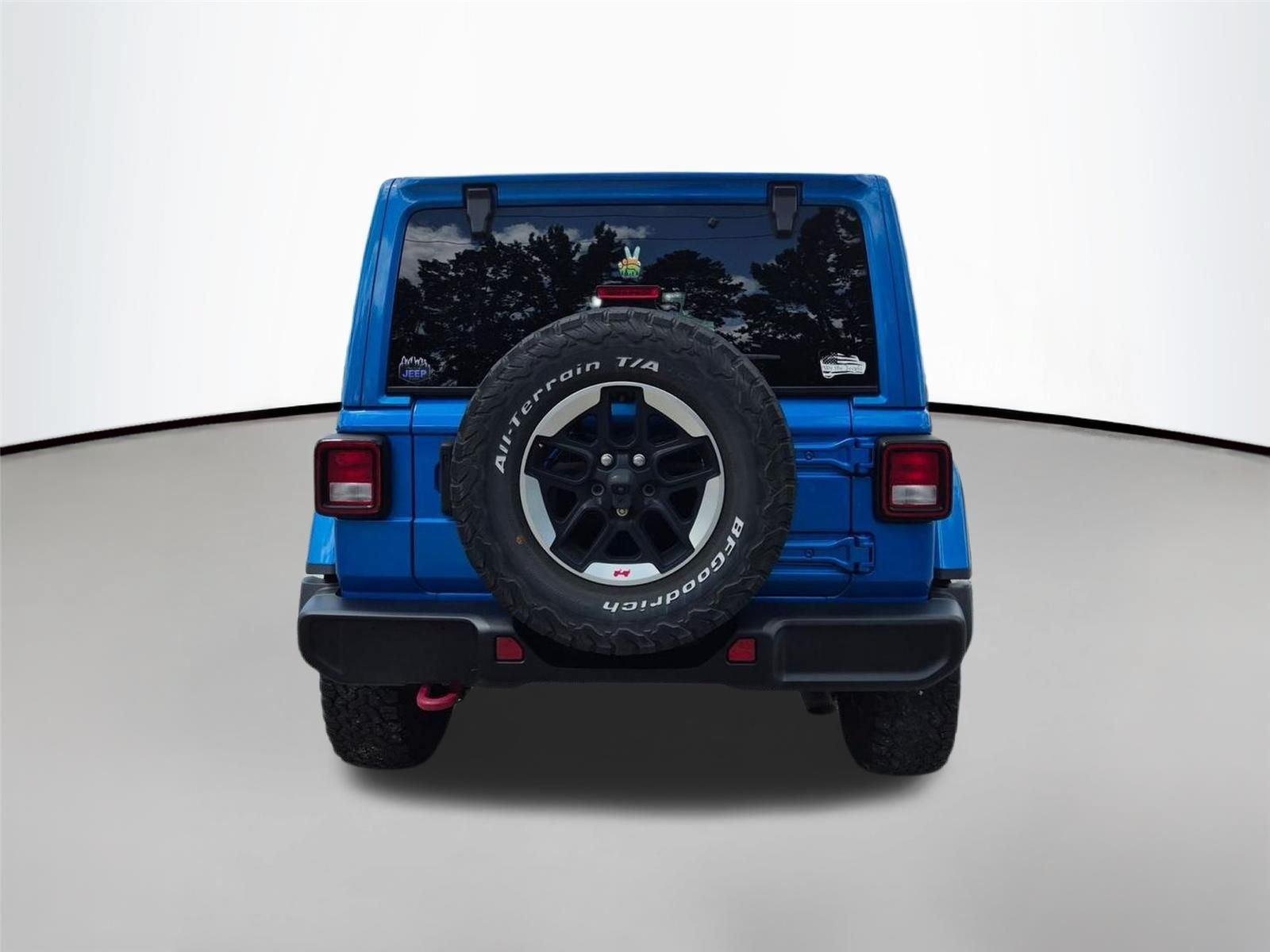 Used 2021 Hydro Blue Pearlcoat Jeep Unlimited Rubicon image 6