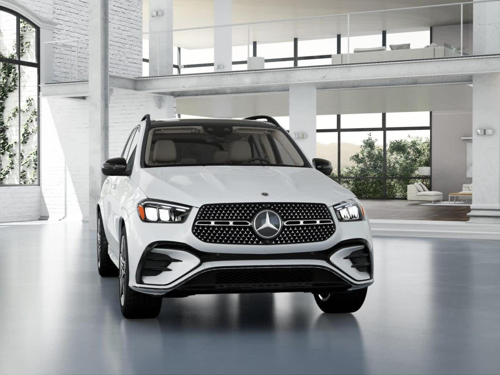 New 2026 MANUFAKTUR Moonlight White Metallic Mercedes-Benz GLE 350 image 8