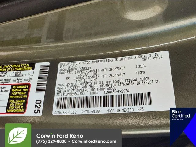 Used 2024 Bronze Oxide Toyota TRD Off-Road image 35