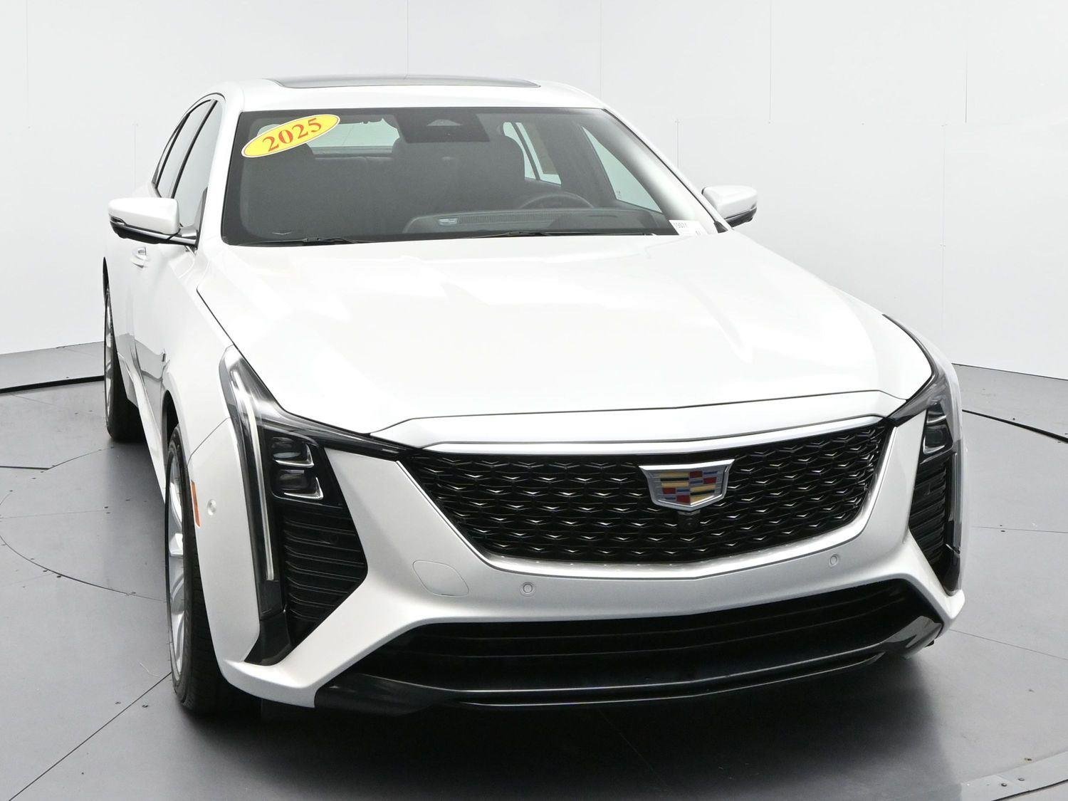 Used 2025 Crystal White Tricoat Cadillac Premium Luxury image 2