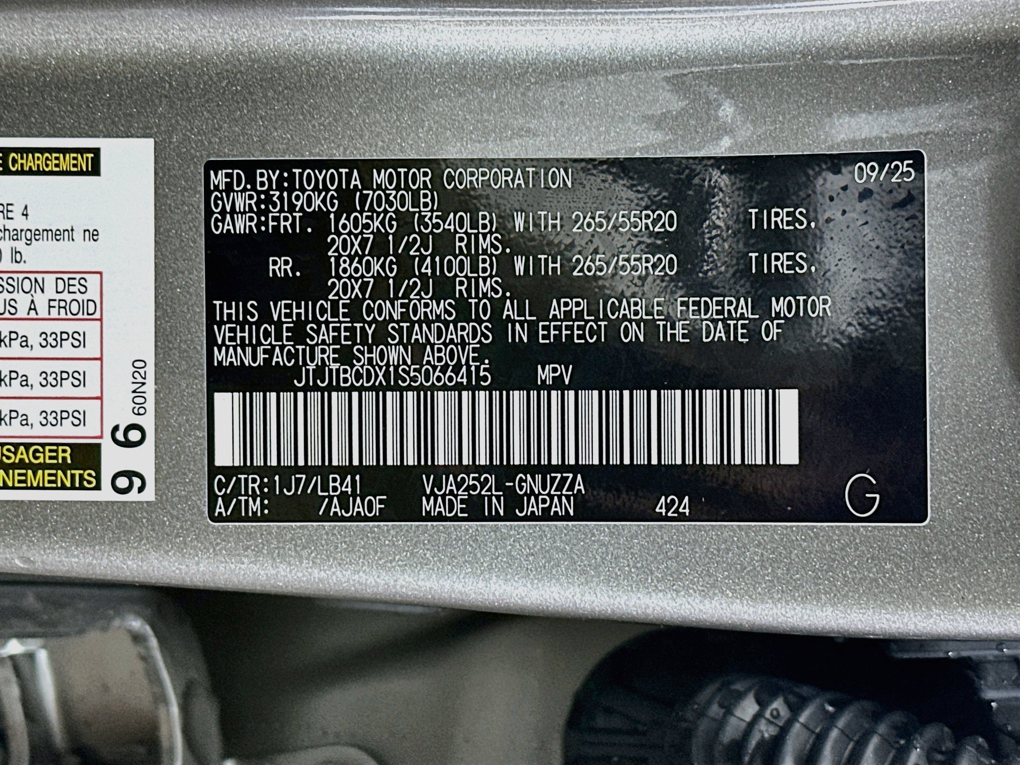 Certified Used 2025 Silver Lexus 550 Premium+ image 32