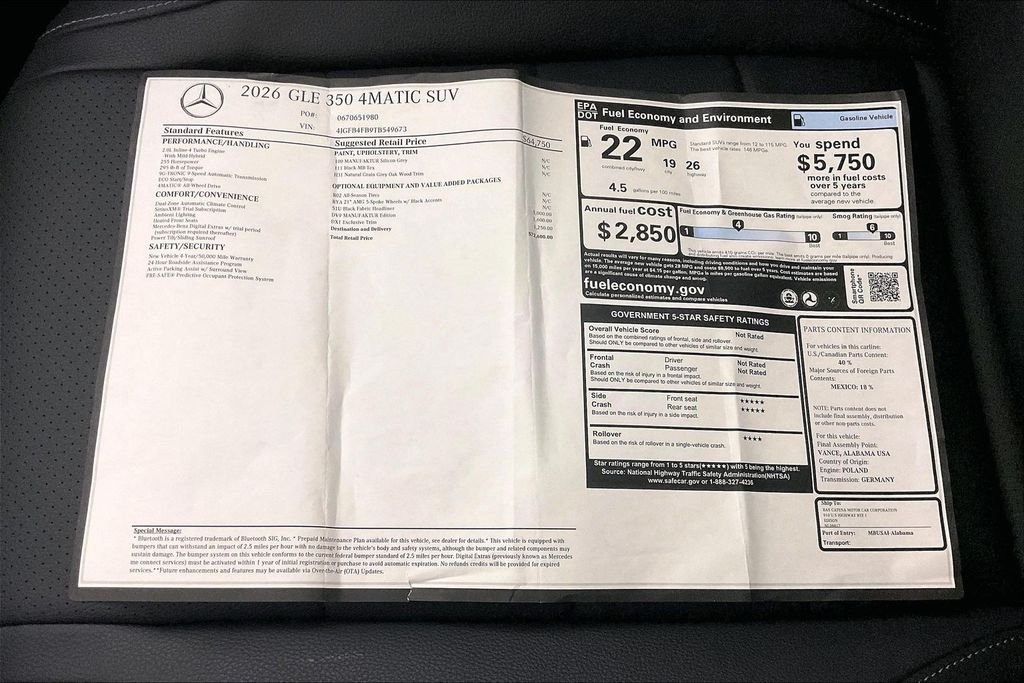 2026 Mercedes-Benz GLE GLE350 - Photo 22
