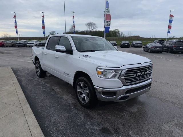 Used 2024 Bright White Clearcoat Ram Laramie image 3