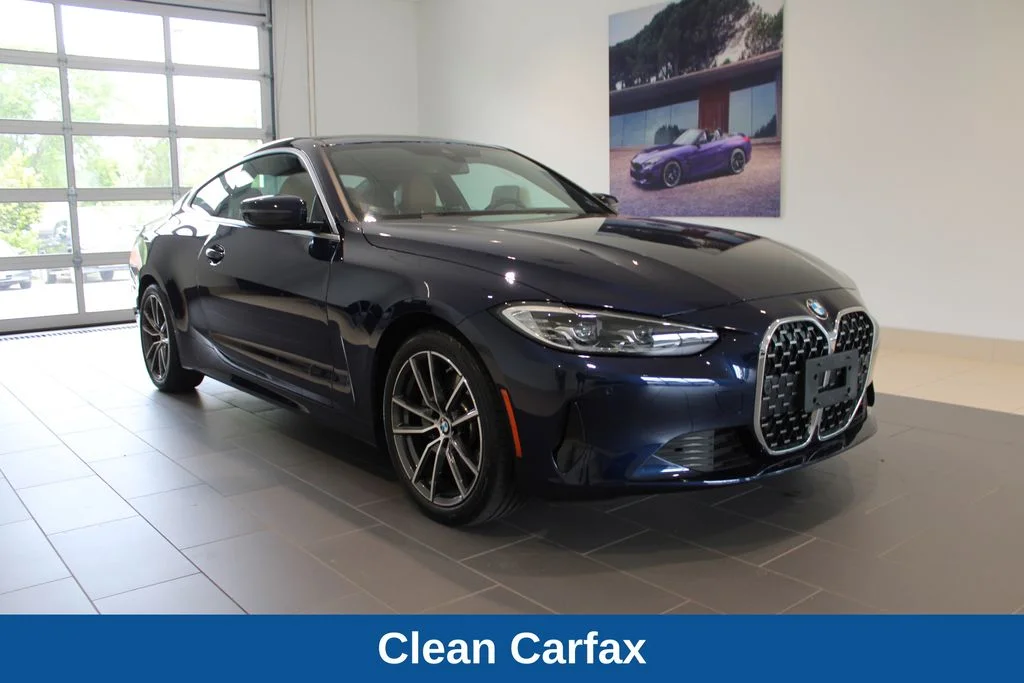 Certified Used 2024 Blue BMW 430i xDrive image 2