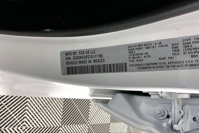 New 2026 Bright White Clear-Coat Exterior Paint RAM Warlock image 8