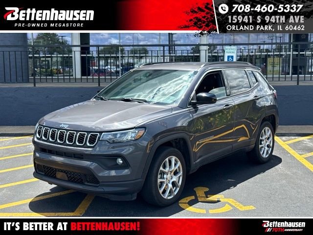 Certified Used 2024 Gray Jeep Latitude Lux image 1