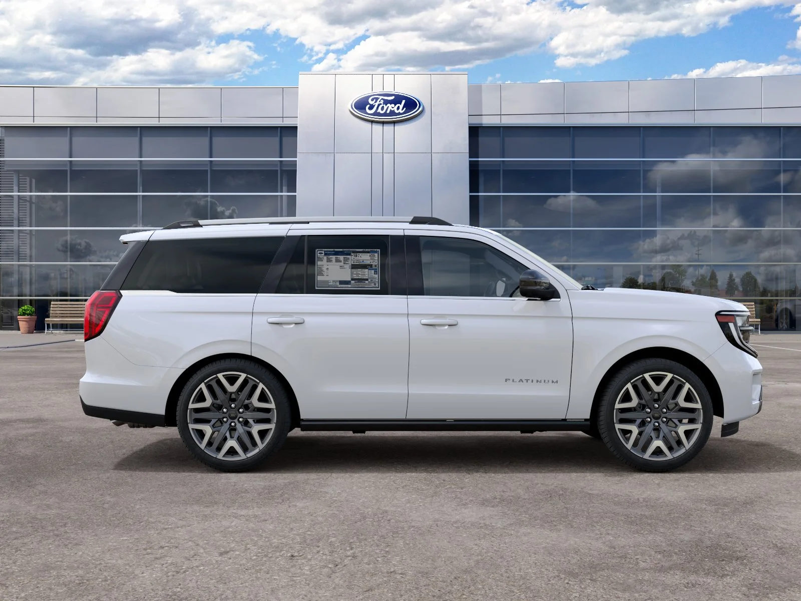 New 2027 Star White Metallic Tri-Coat Ford Platinum image 40