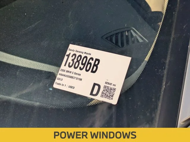 Used 2008 Silver BMW 528i image 8