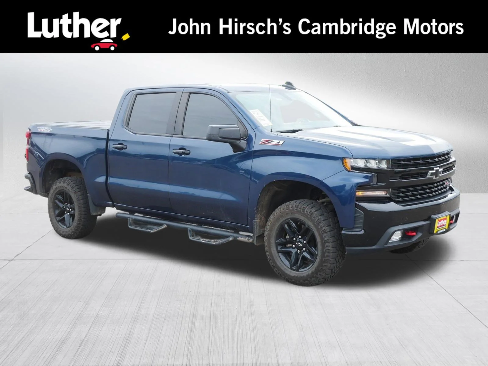 Used 2021 Northsky Blue Metallic Chevrolet LT Trail Boss image 1