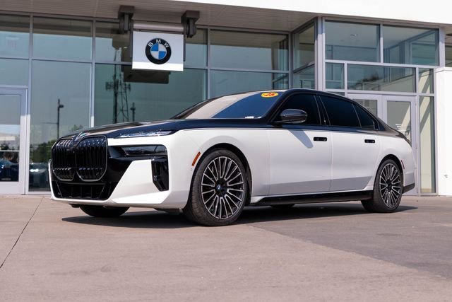 Certified Used 2025 Mineral White Metallic BMW 760i xDrive image 1