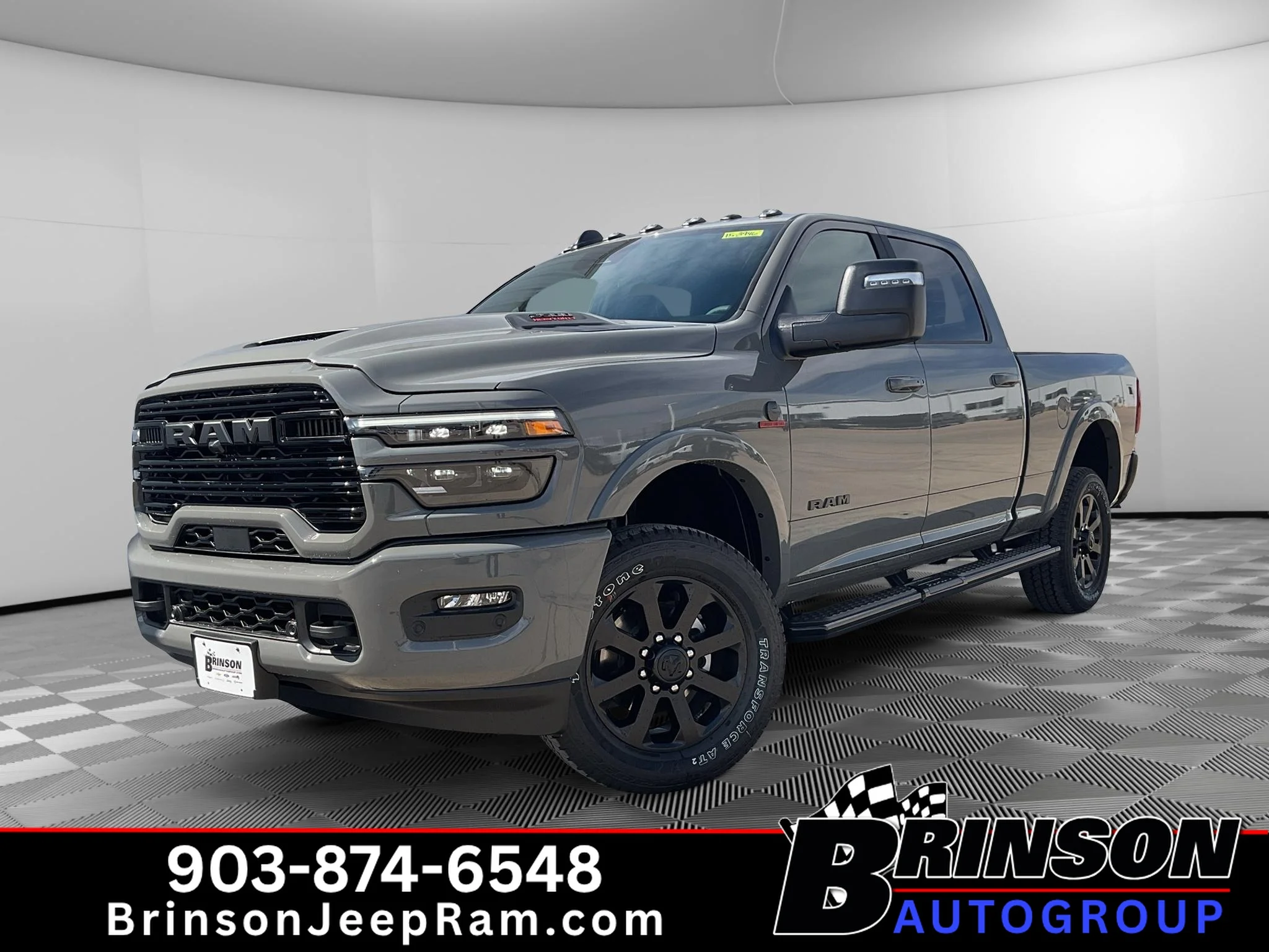New 2027 Ceramic Gray Clearcoat Ram Laramie image 1