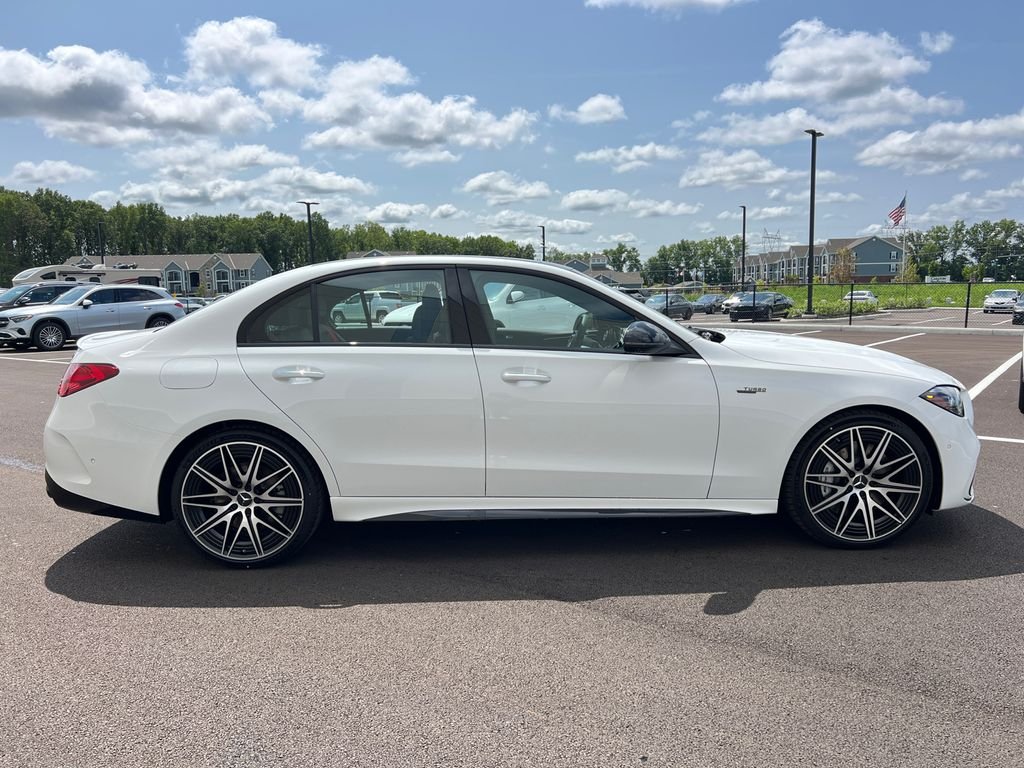 New 2026 MANUFAKTUR Moonlight White Metallic Mercedes-Benz AMG® C 43 4MATIC Sedan image 9