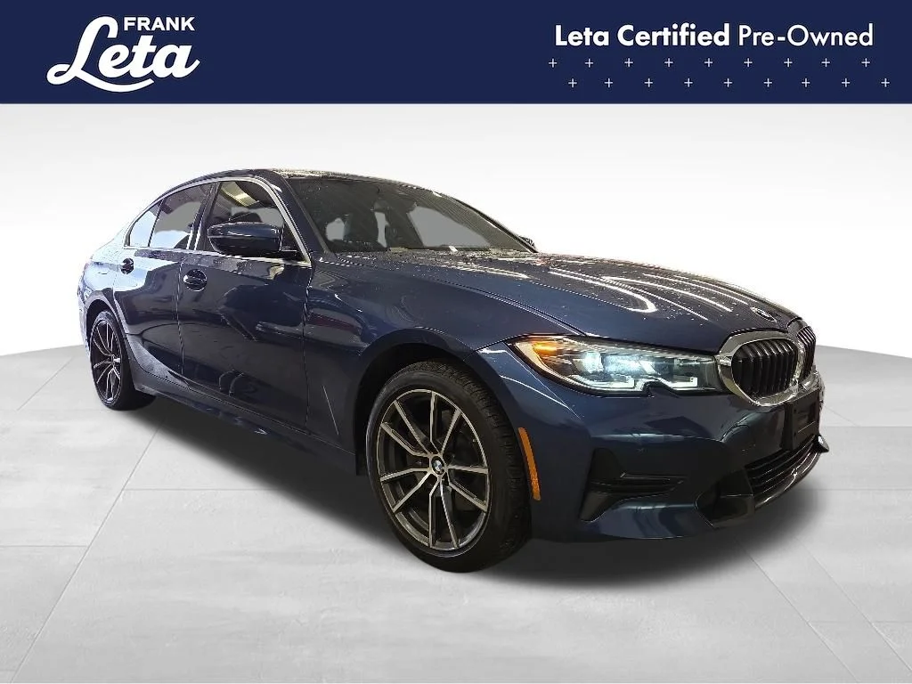 Certified Used 2021 Blue BMW 330i xDrive image 8
