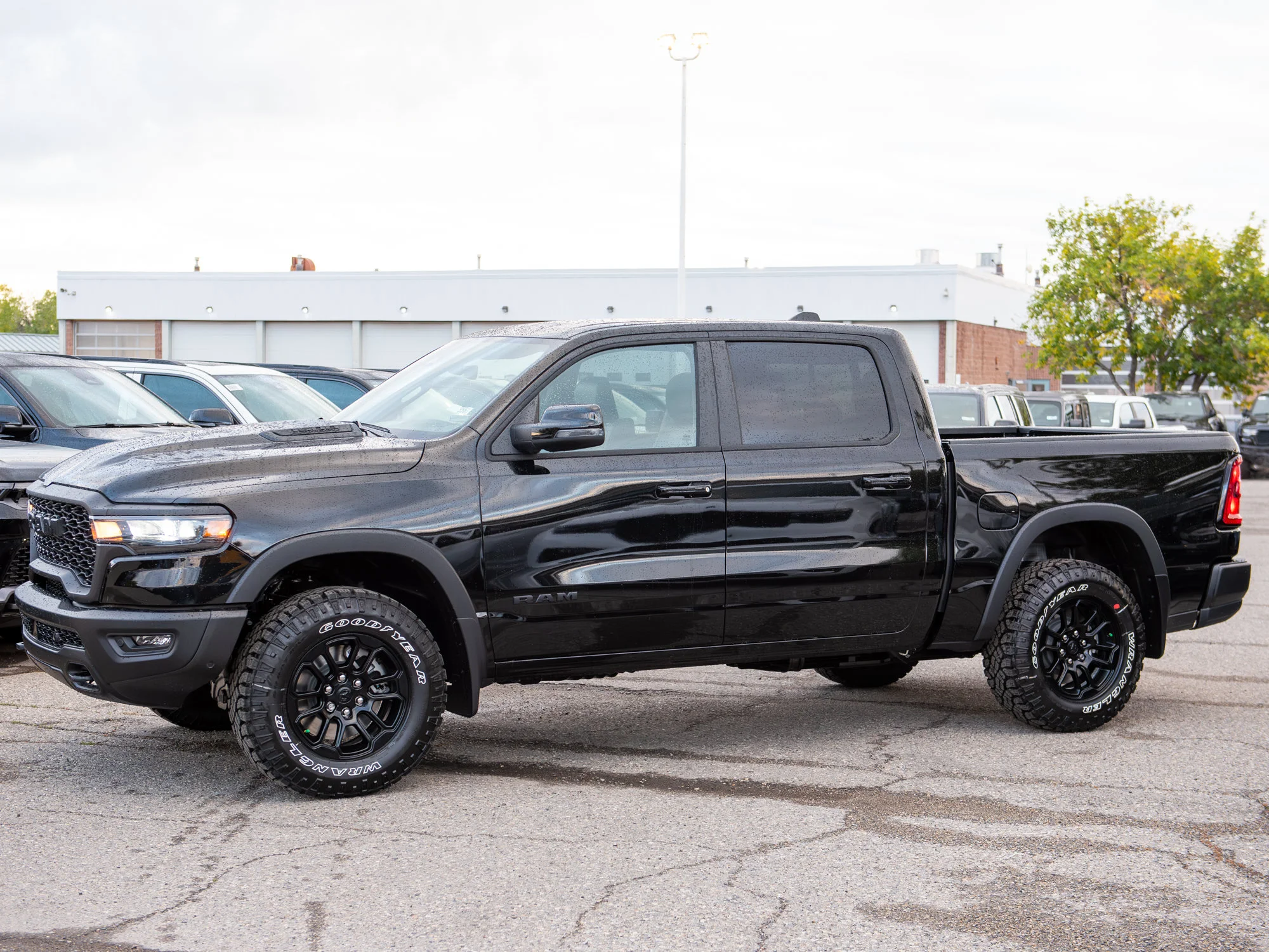 New 2026 Black RAM Rebel* Crew Cab 4x4, Level 2 Equip Group, Passenger Screen, 33 Inch A/T Tires image 3