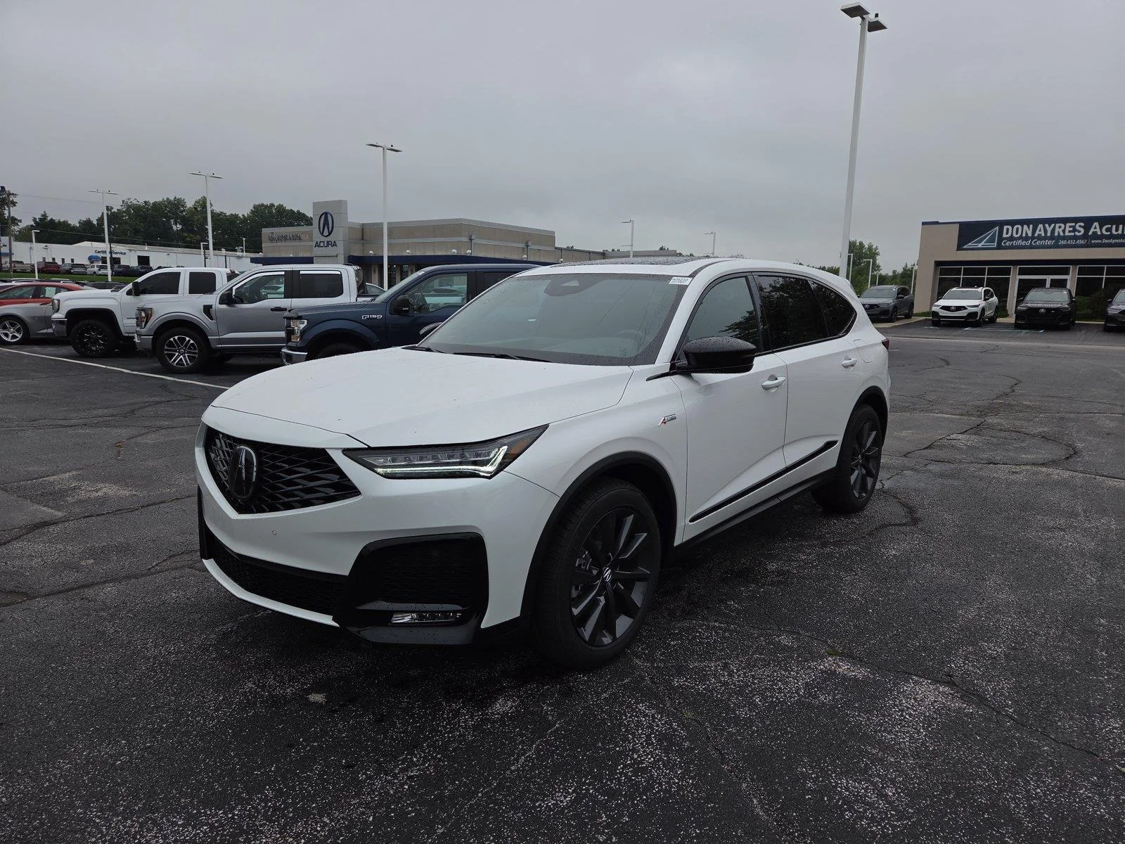 New 2026 Platinum White Pearl Acura w/A-Spec Package image 2