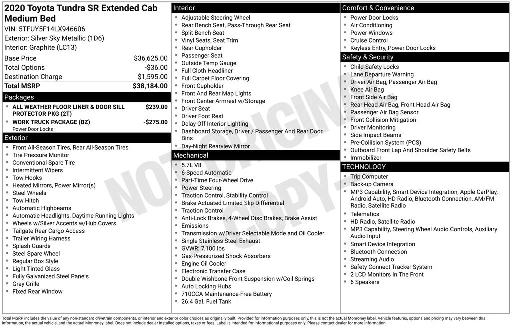 Used 2020 Silver Toyota SR image 6