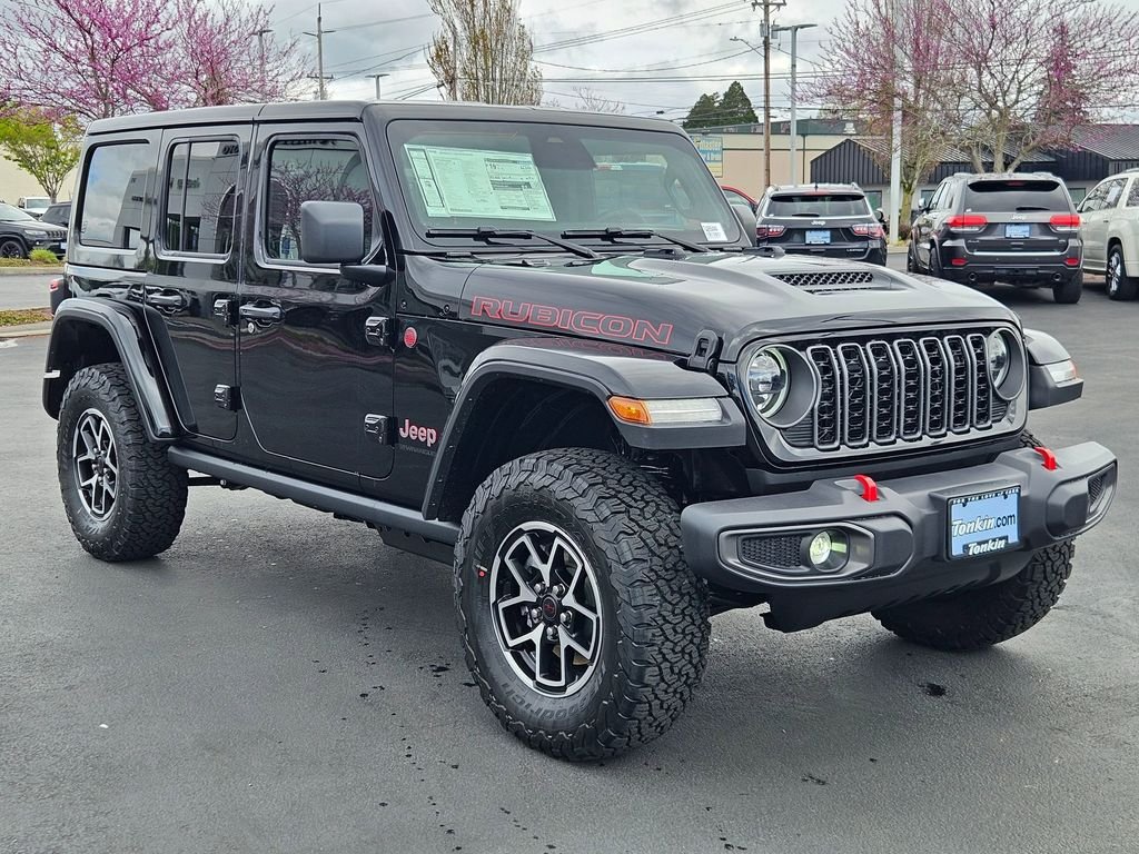 New 2026 Black Clear-Coat Exterior Paint Jeep Rubicon image 8