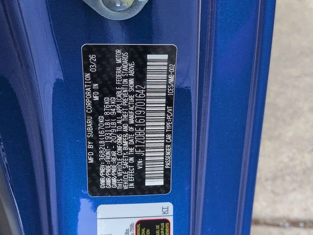 New 2026 WR BLUE PEARL Subaru Limited image 31