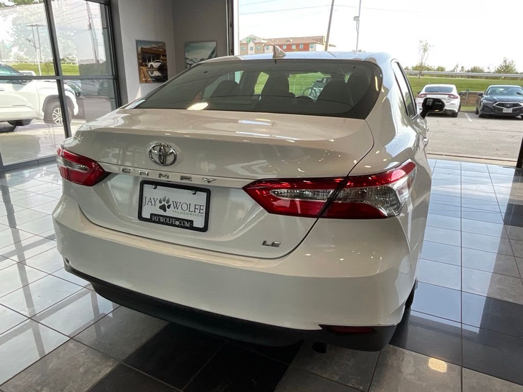 Used 2019 White Toyota LE image 5