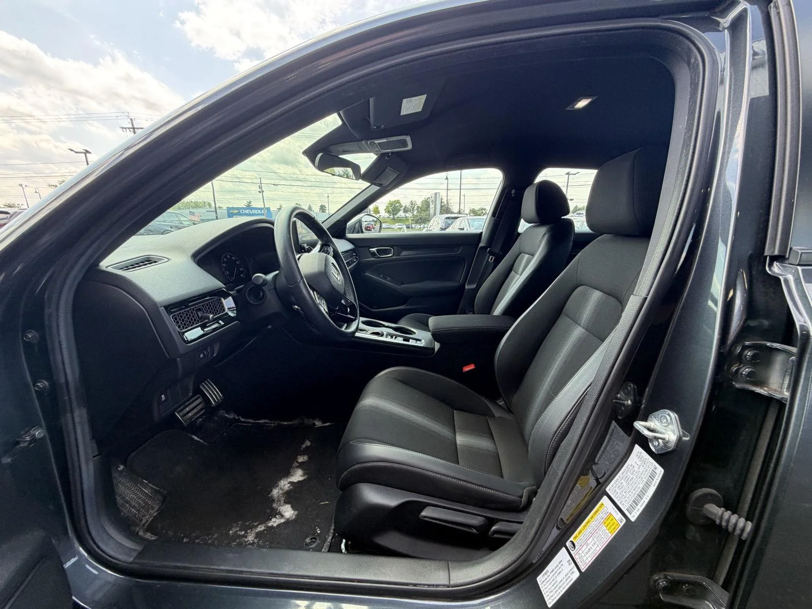 Used 2025 Meteorite Gray Metallic Honda Sport image 2