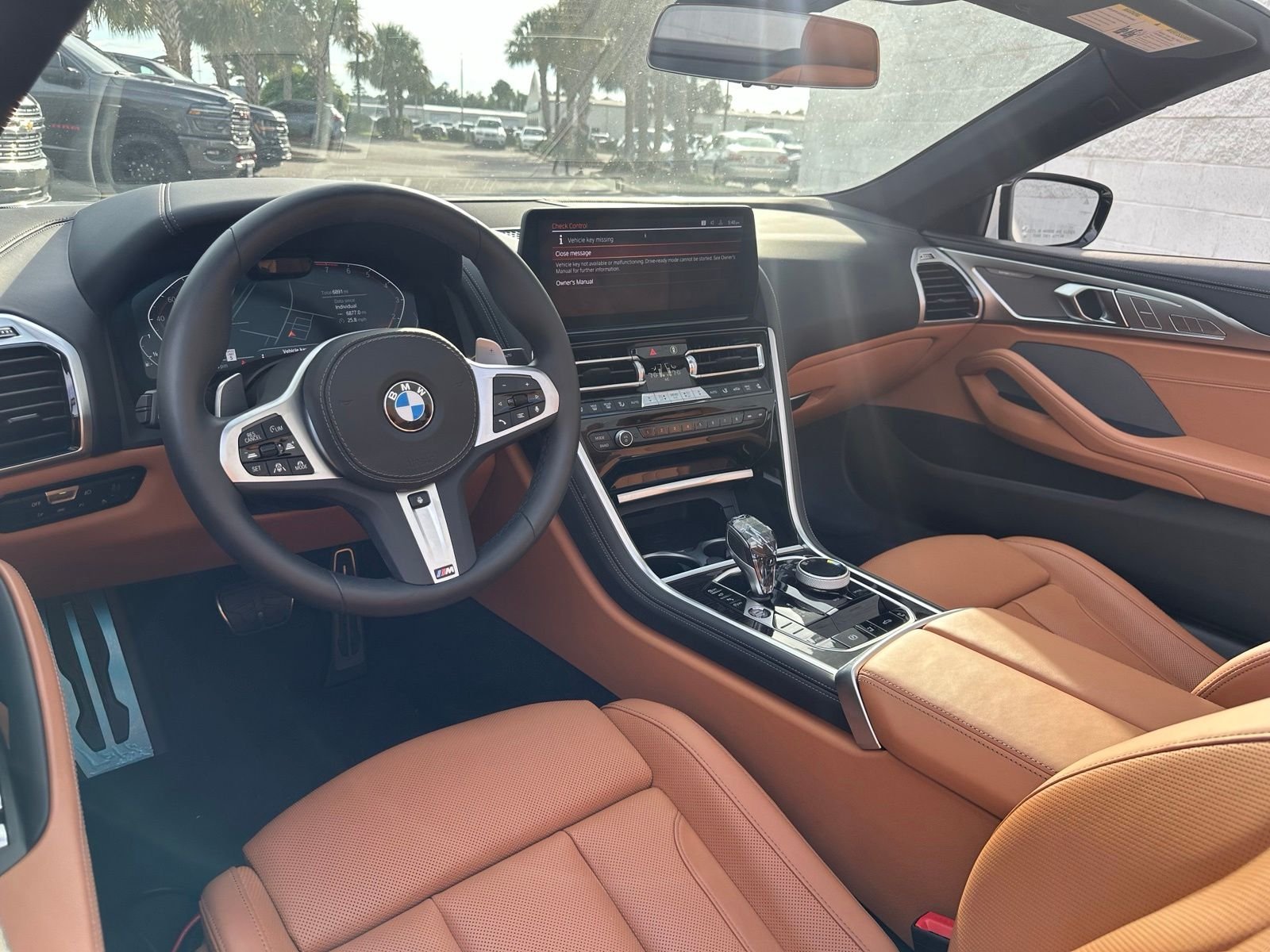 Certified Used 2025 White Metallic BMW 840i image 2
