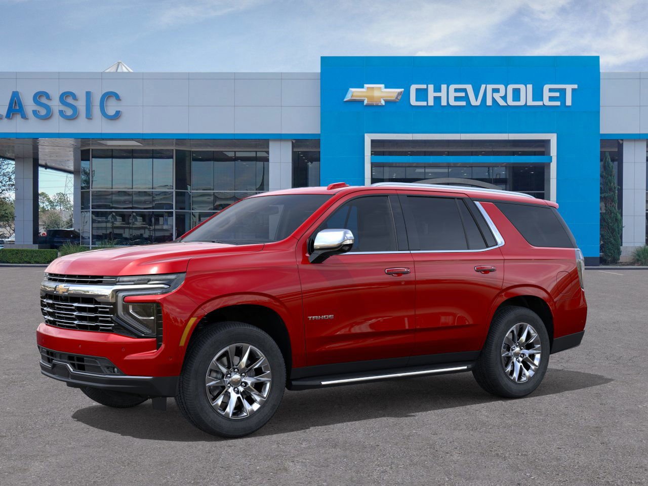 2026 Chevrolet Tahoe Premier Red at Classic Elite Chevrolet Hwy 6