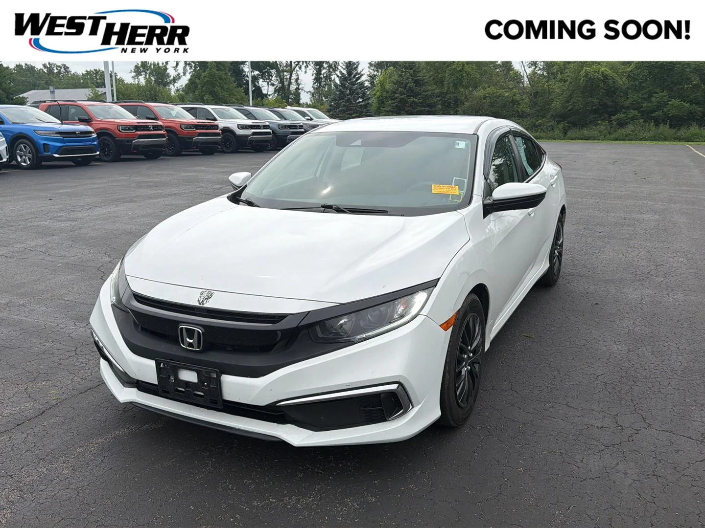 Used 2020 Platinum White Pearl Honda LX image 1