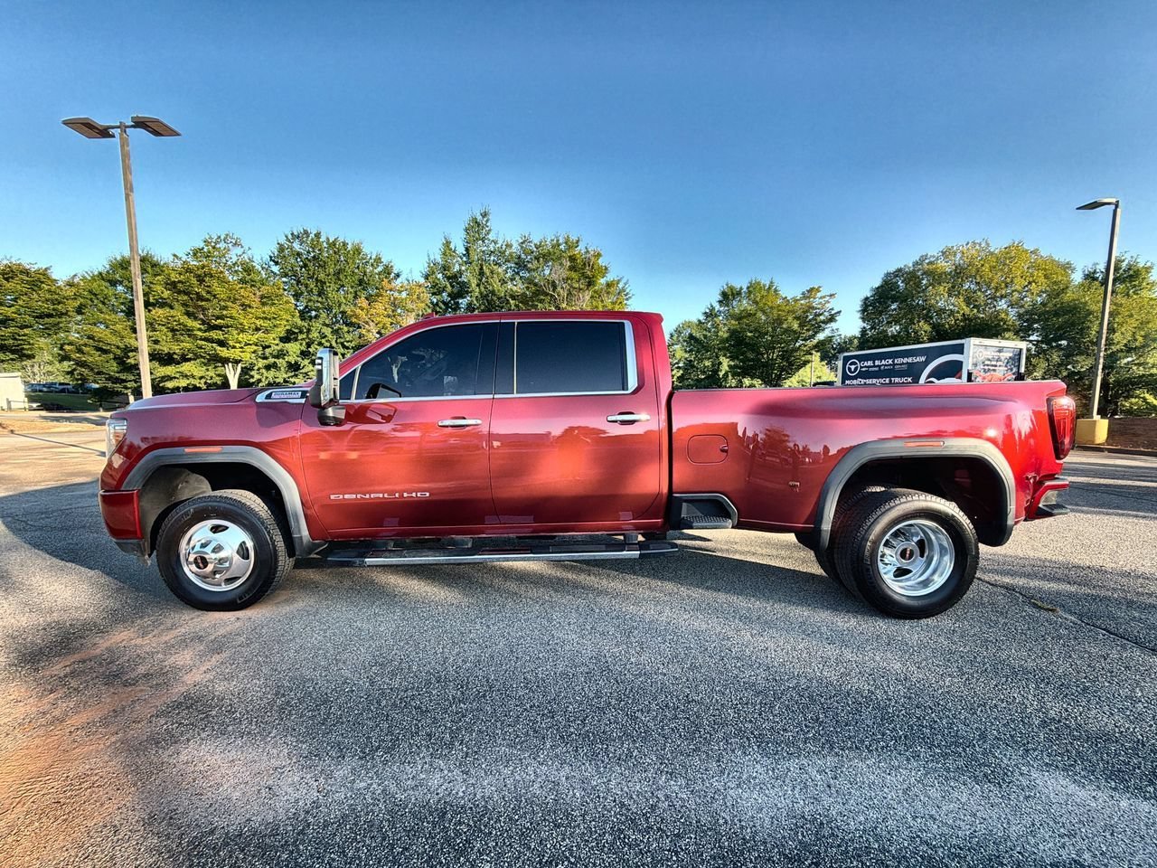 Used 2022 Cayenne Red Tintcoat GMC Denali DRW image 5