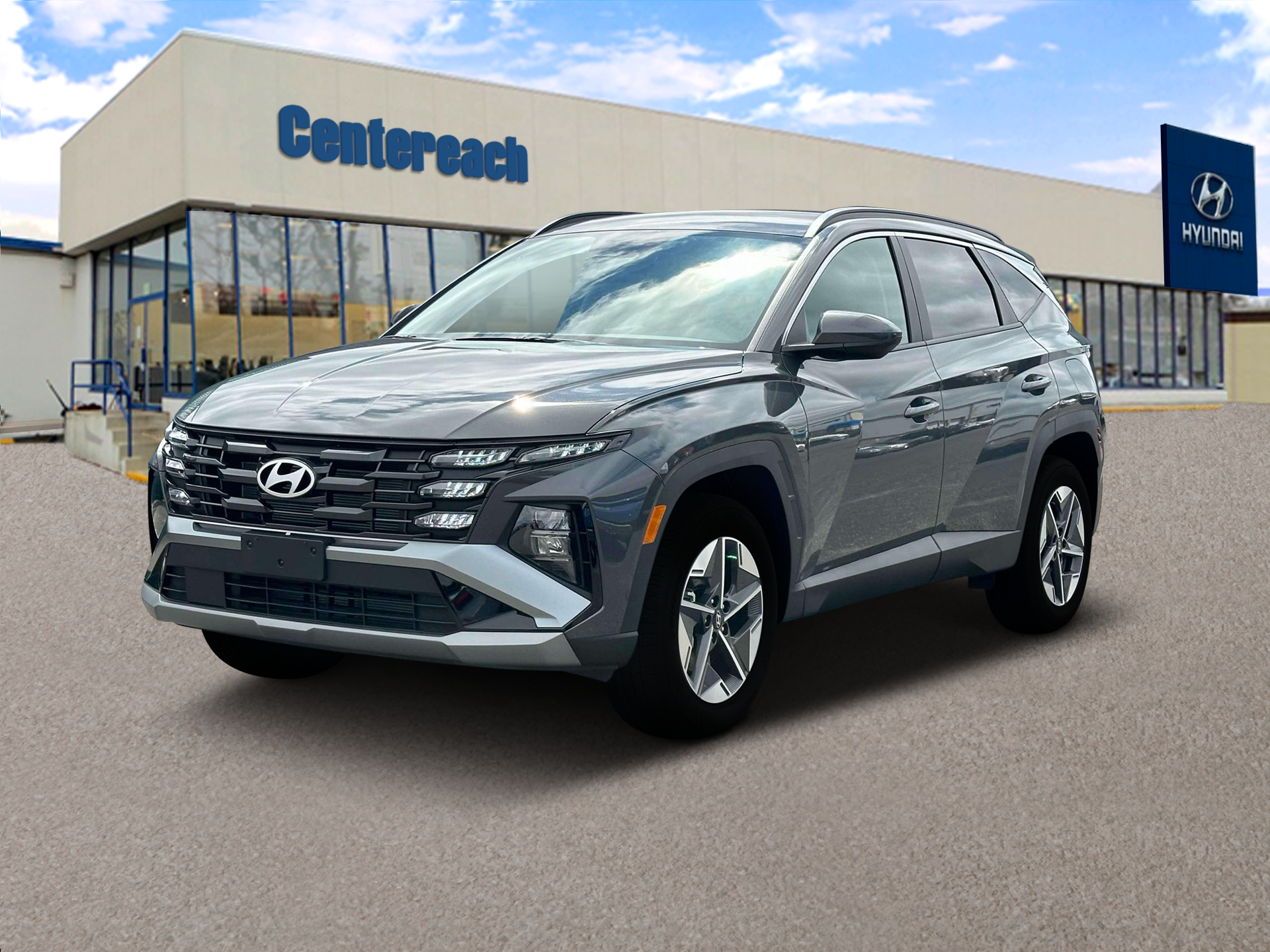 New 2026 Ecotronic Gray Hyundai SEL Plus AWD image 1