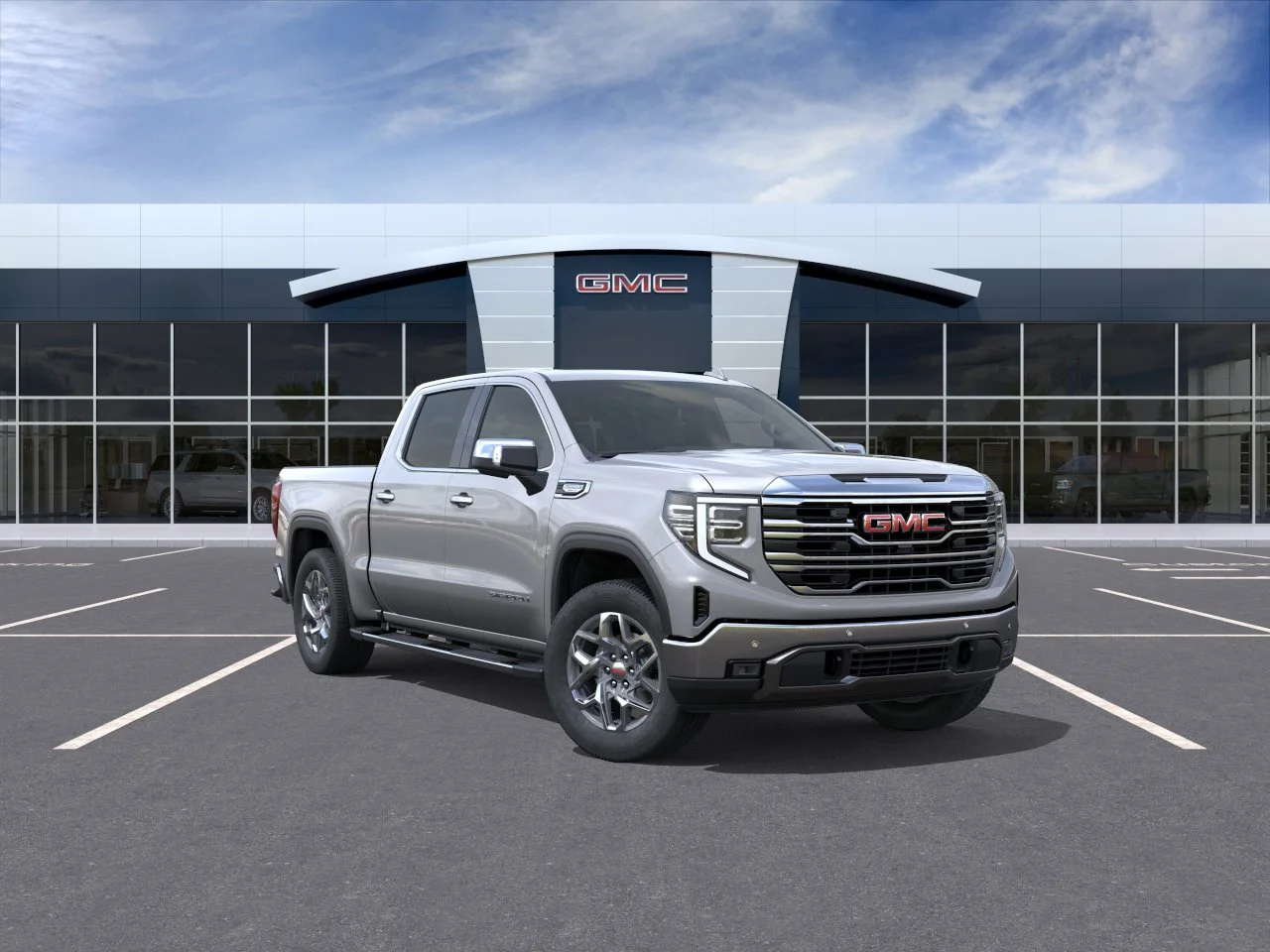 New 2026 Sterling Metallic GMC SLT image 1