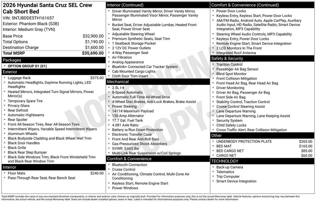 2026 Hyundai Santa Cruz SEL - Photo 24