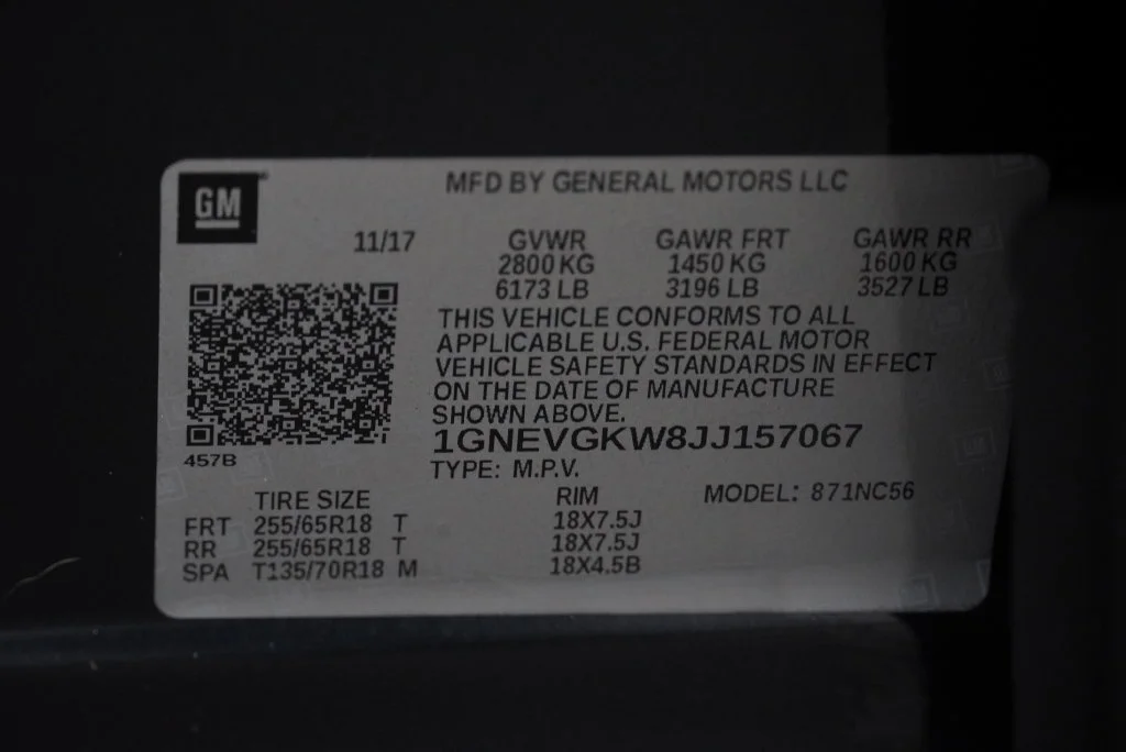 Certified Used 2018 GRAPHITE METALLIC Chevrolet LT Cloth image 47