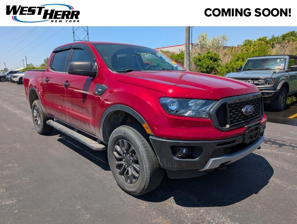 Used 2021 Red Metallic Ford XLT image 1