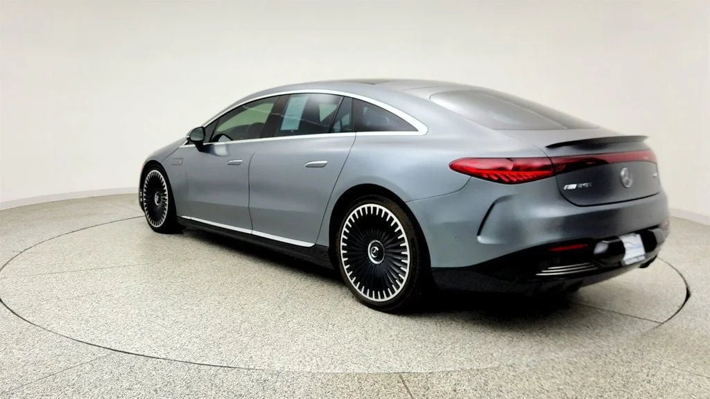 Used 2023 MANUFAKTUR Selenite Gray Magno Mercedes-Benz EQS 450+ Sedan, Pinnacle w/ Executive Rear Seat Package Plus image 7