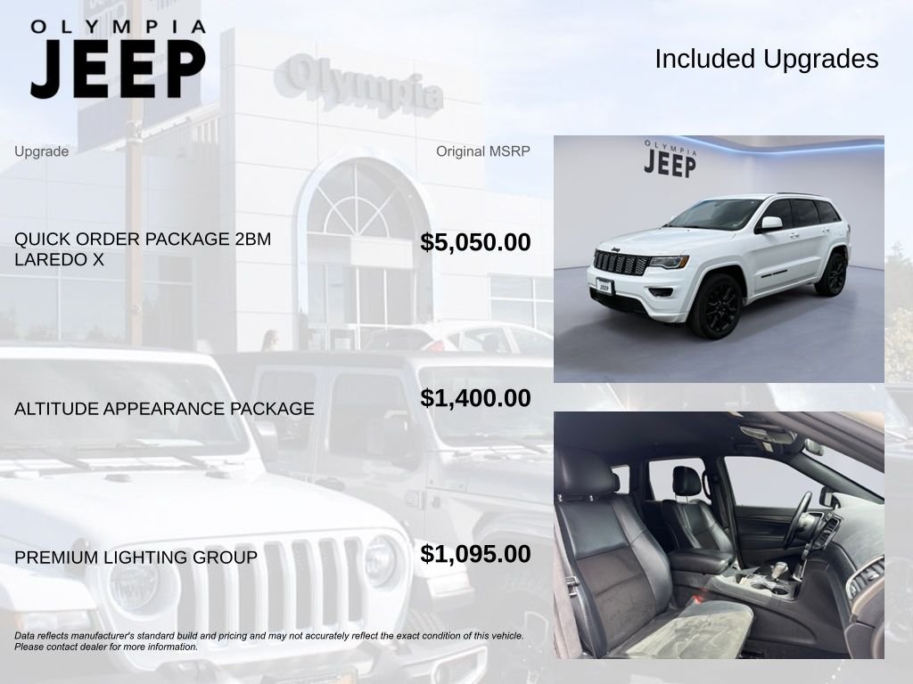 Used 2021 White Jeep Laredo X image 4